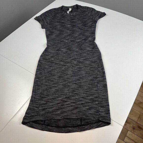 on &go Where-To Dress short sleeves Heathered Black size 4 - Picture 6 of 10